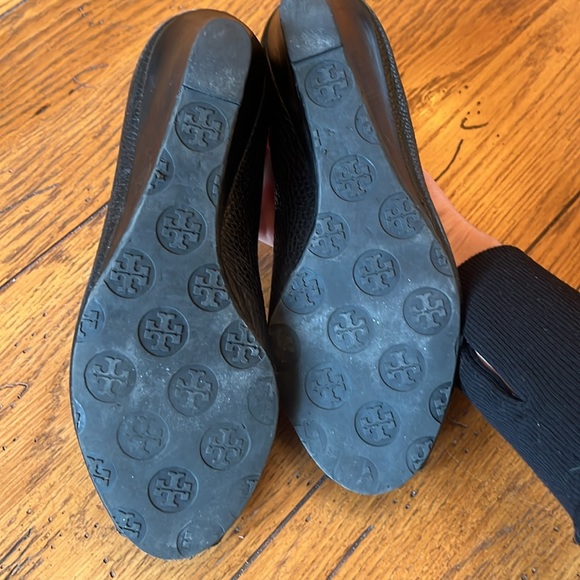 Tory Burch peep toe 2.5 inch wedges. - Picture 5 of 5